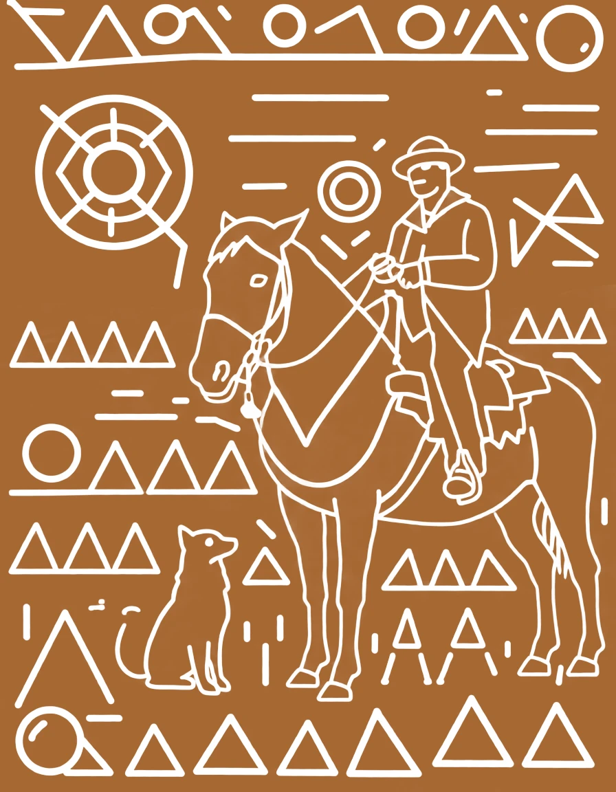 Warli (Indian) generated by PortraitArt