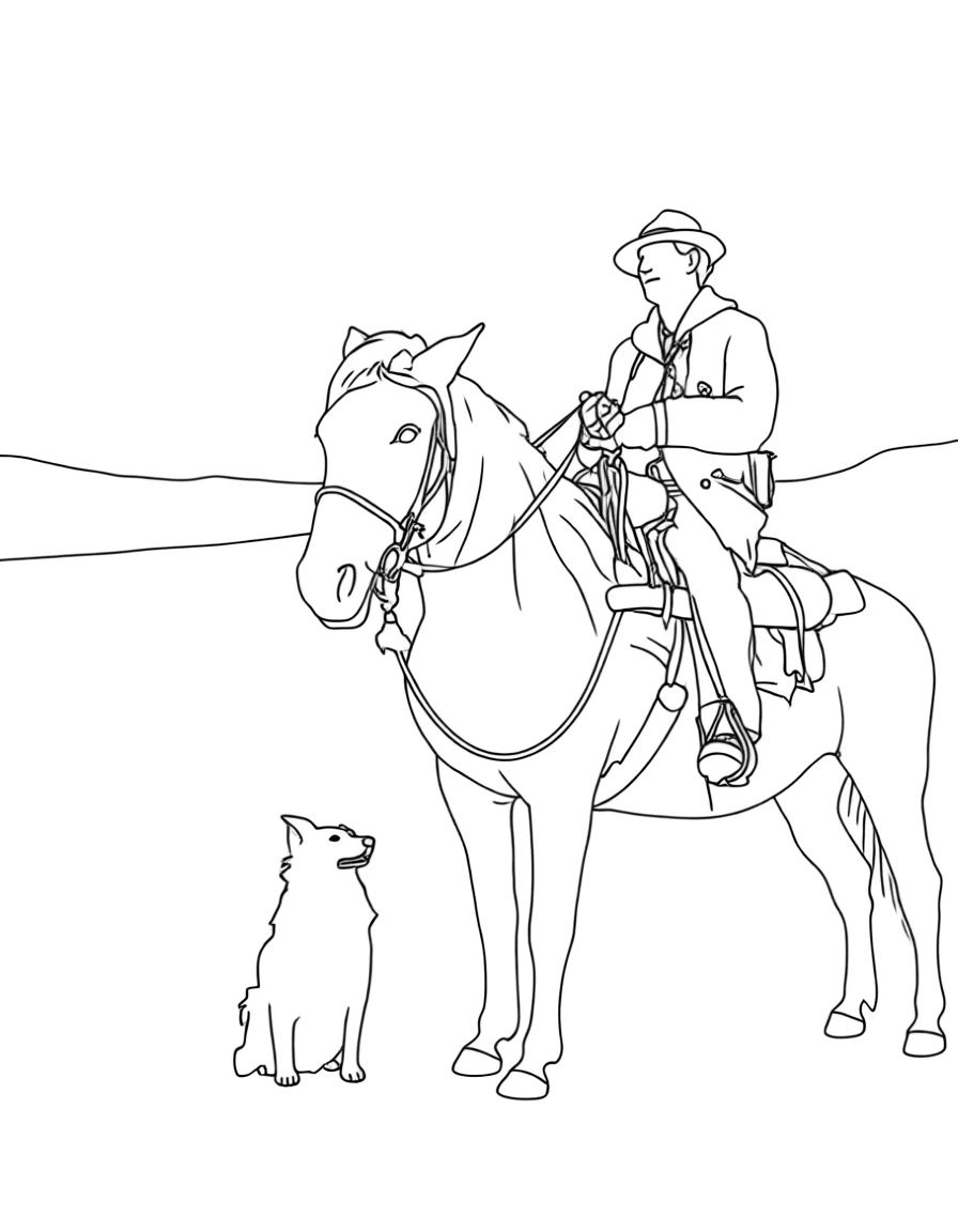 Dessin au trait généré par PortraitArt