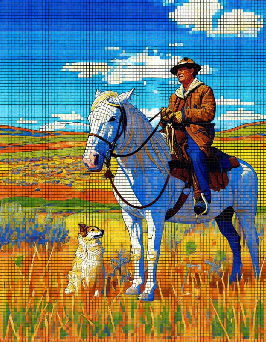 Mosaic Art generated by PortraitArt