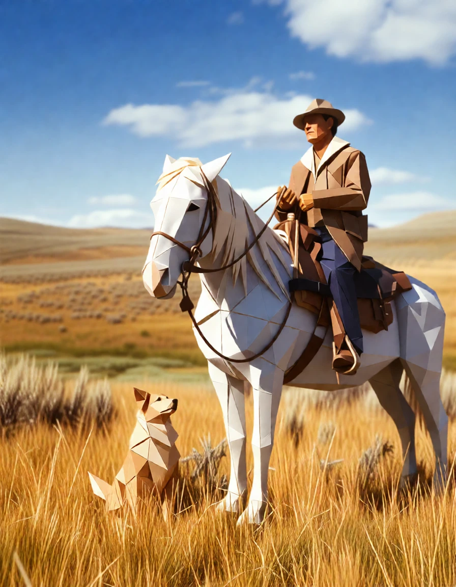 Origma Paper Folding generated by PortraitArt