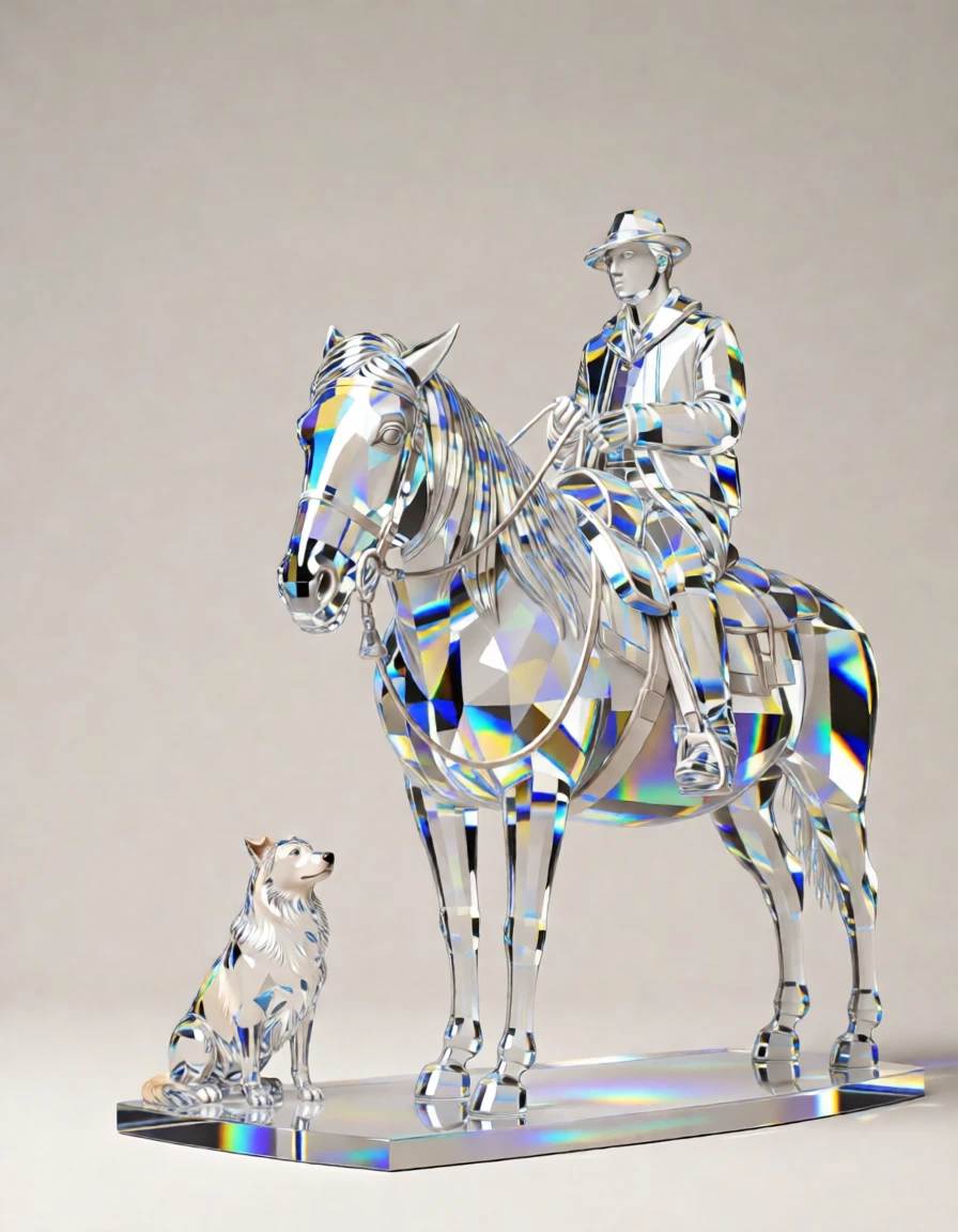 Crystal Sculpture generated by PortraitArt