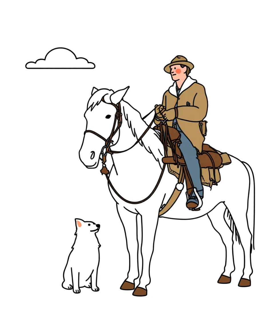 Warm Line Portraits generated by PortraitArt