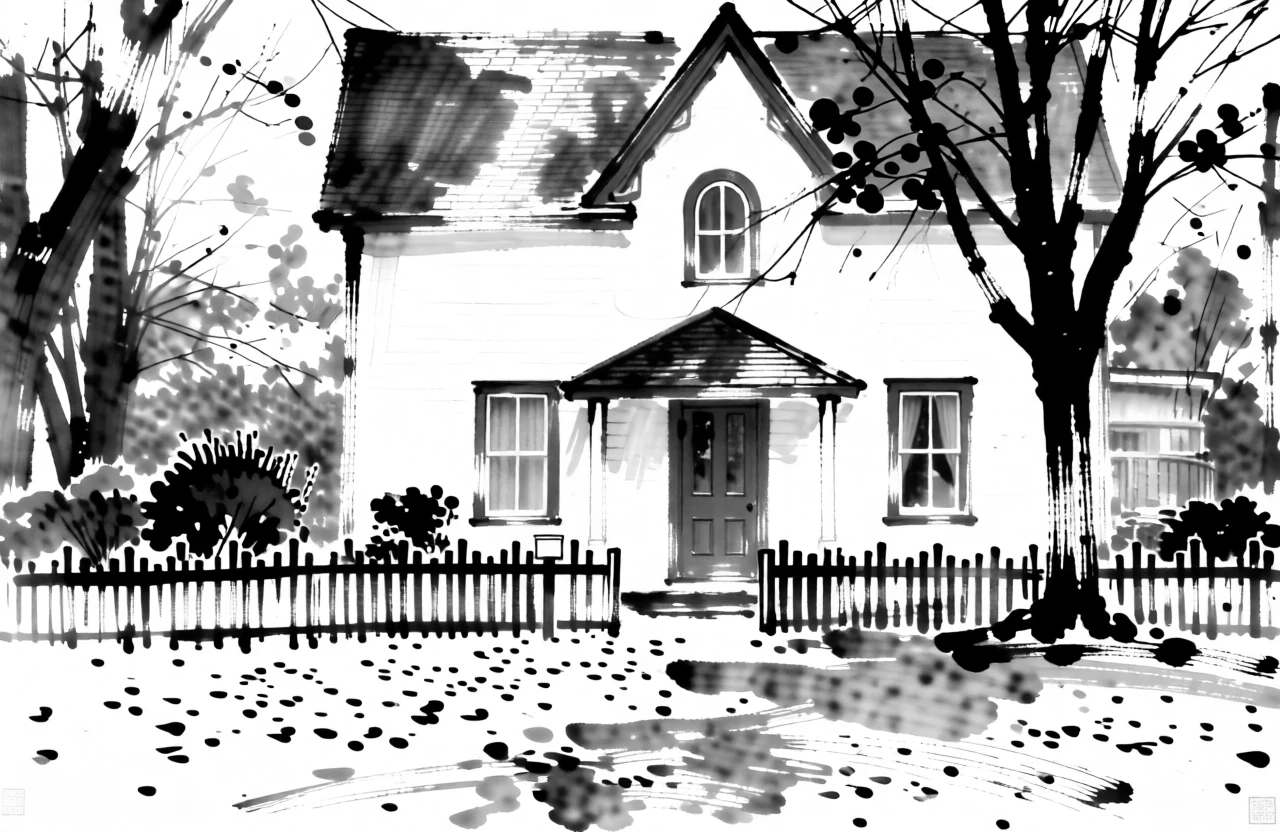 BW Ink Painting (Chinese) generated by PortraitArt