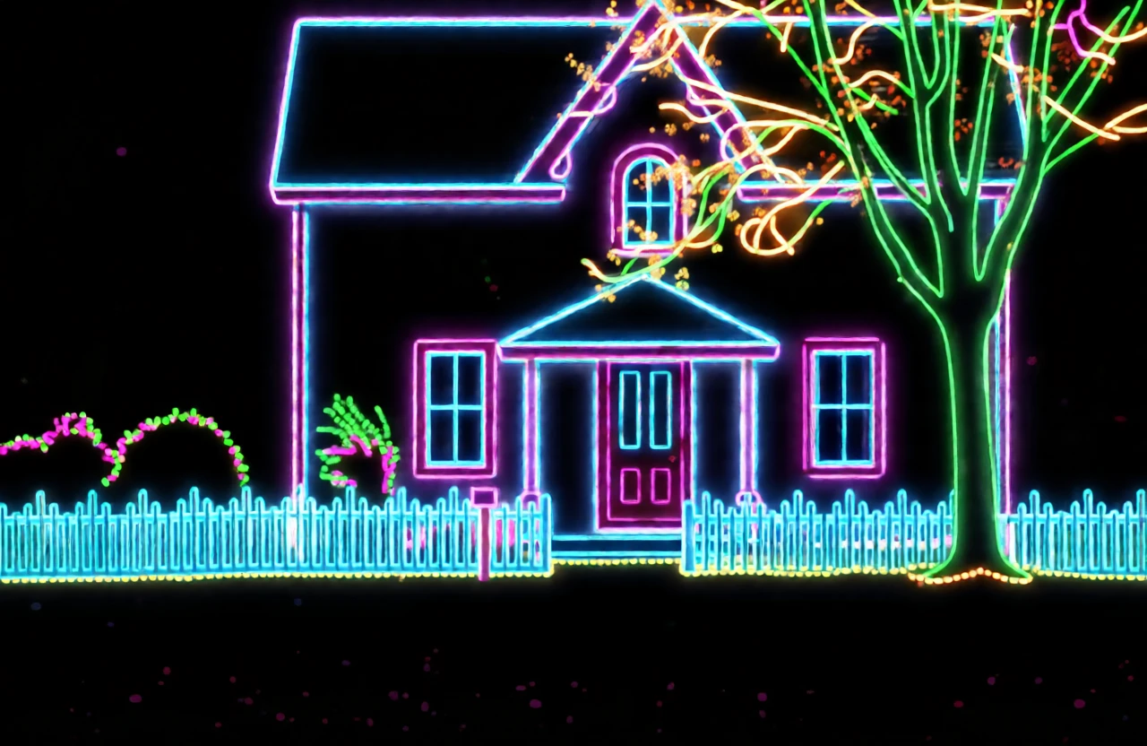 Neon Light generated by PortraitArt