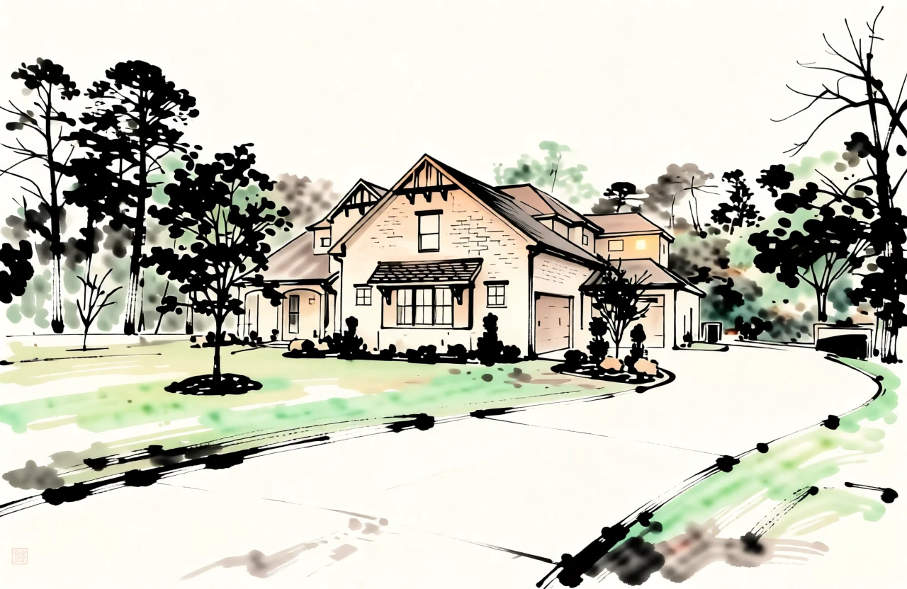 Color Ink Painting (Chinese) generated by PortraitArt