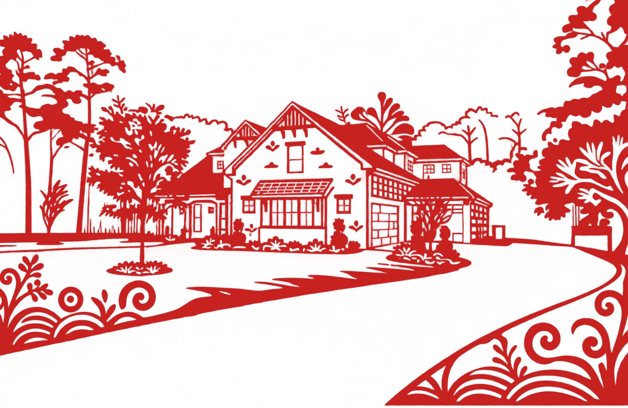 Paper Cutting (Chinese) generated by PortraitArt