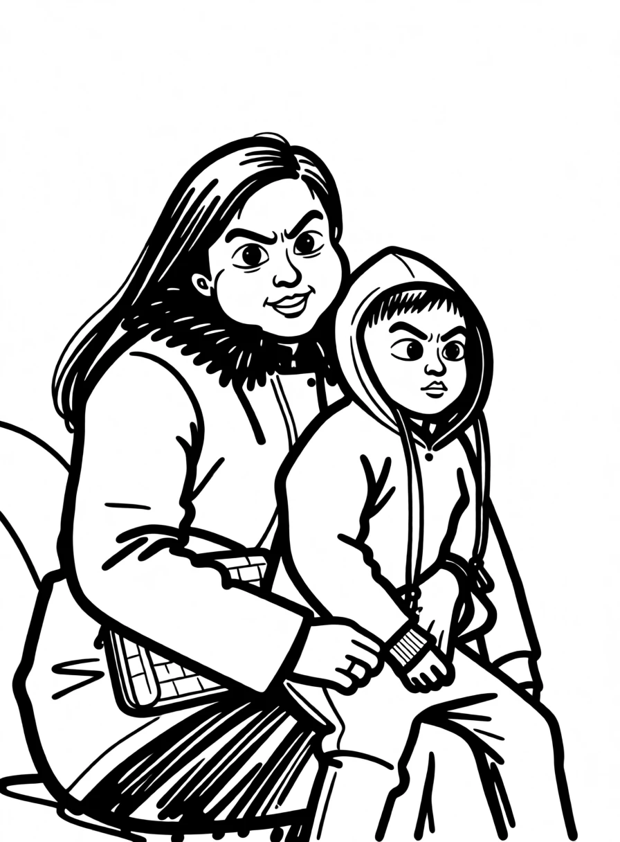 Caricature Bold Line generated by PortraitArt