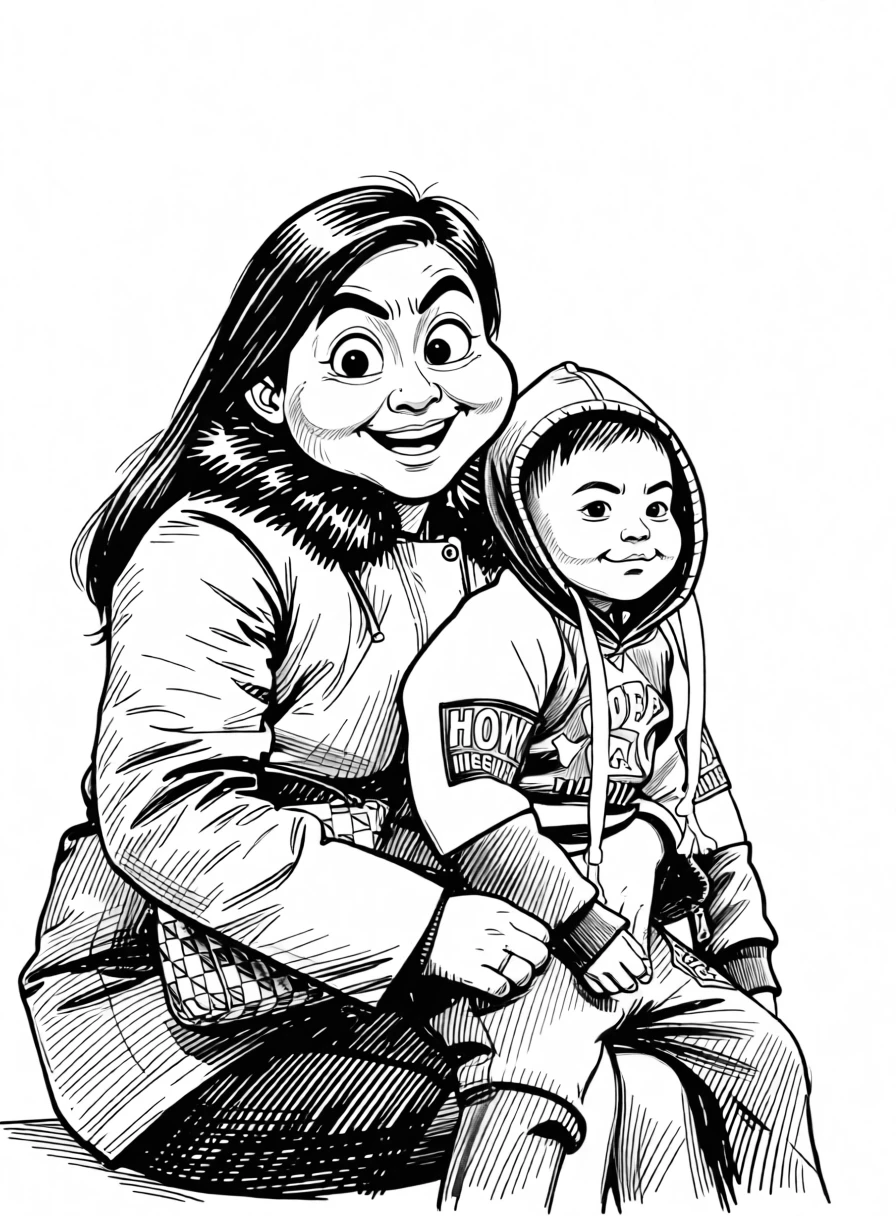 Caricature Drawing generated by PortraitArt