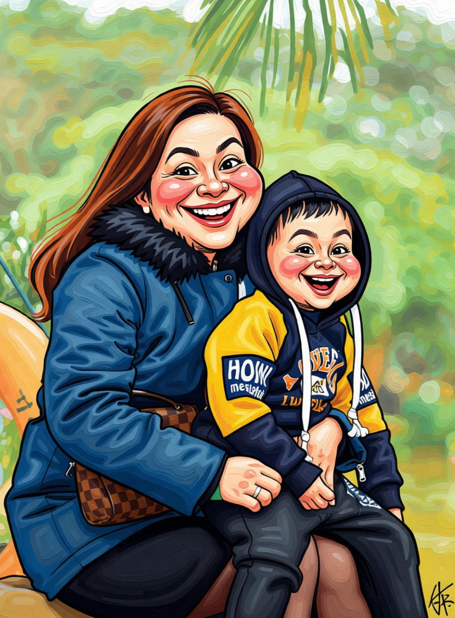 Caricature Painting generated by PortraitArt