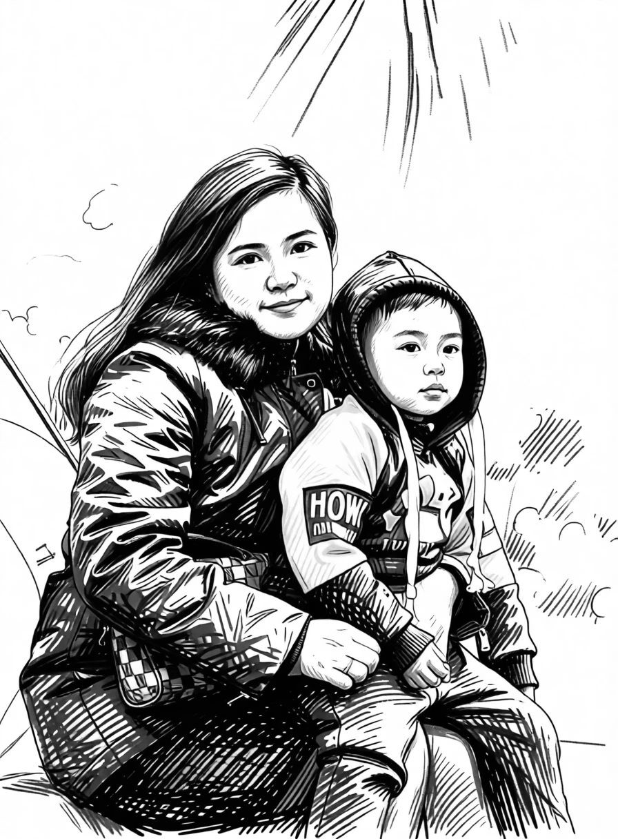 Charcoal Sketch generated by PortraitArt