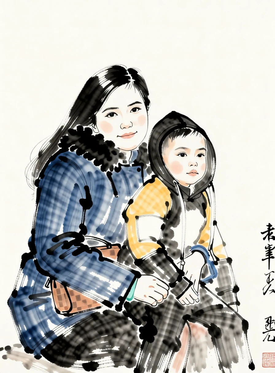 Color Ink Painting (Chinese) generated by PortraitArt