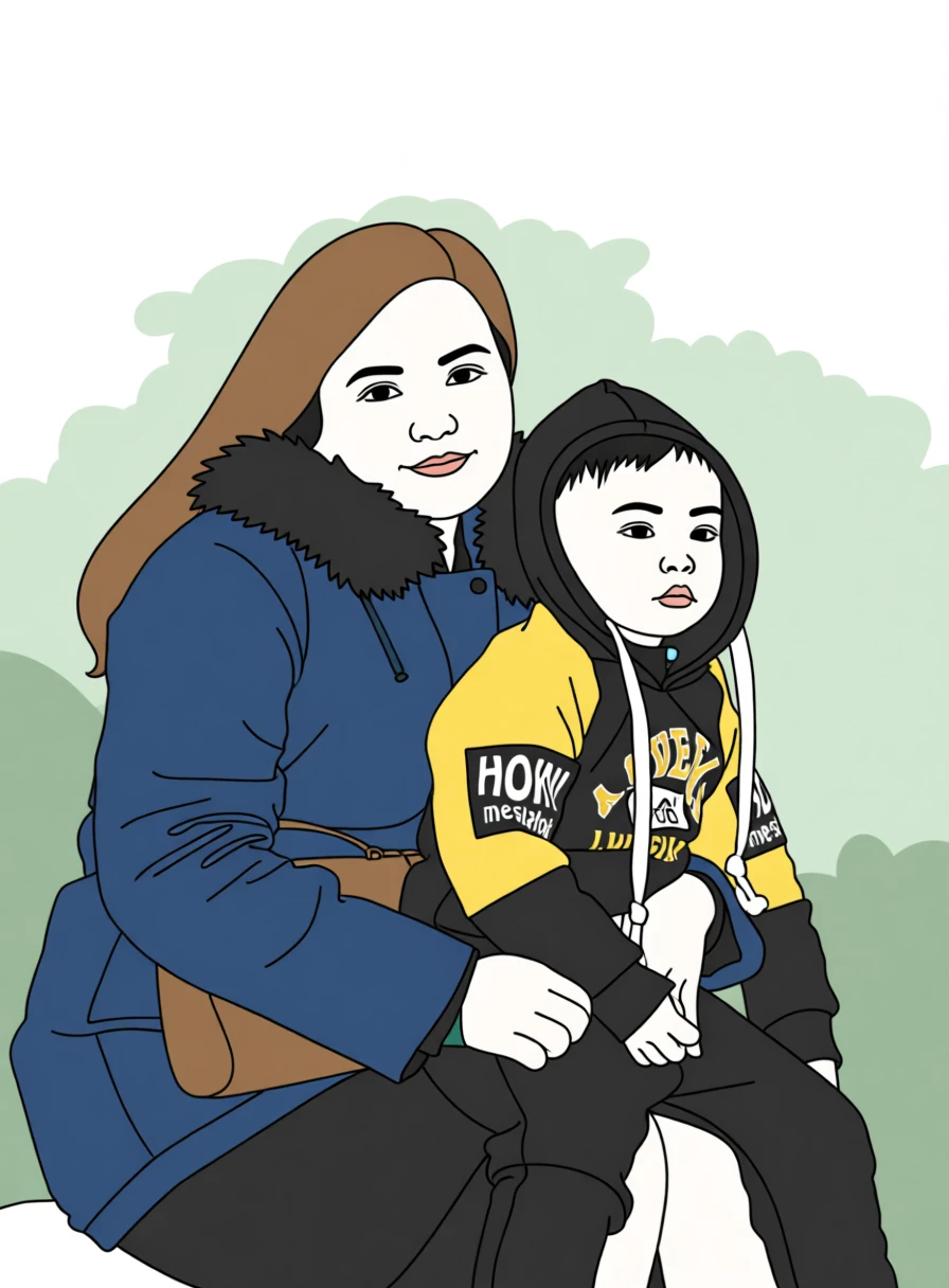 Colored Lineart generated by PortraitArt