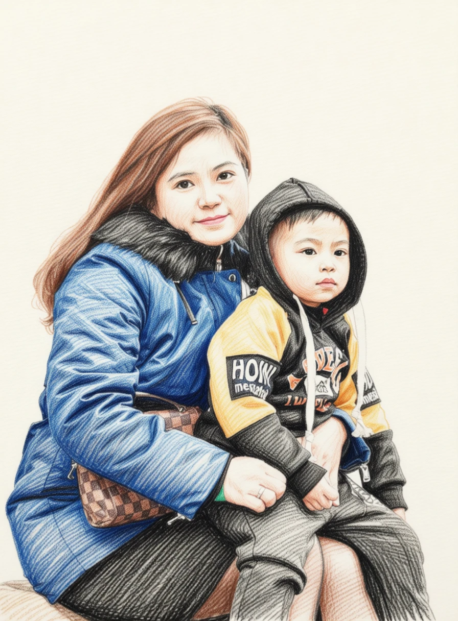 Colored Pencil Sketch generated by PortraitArt
