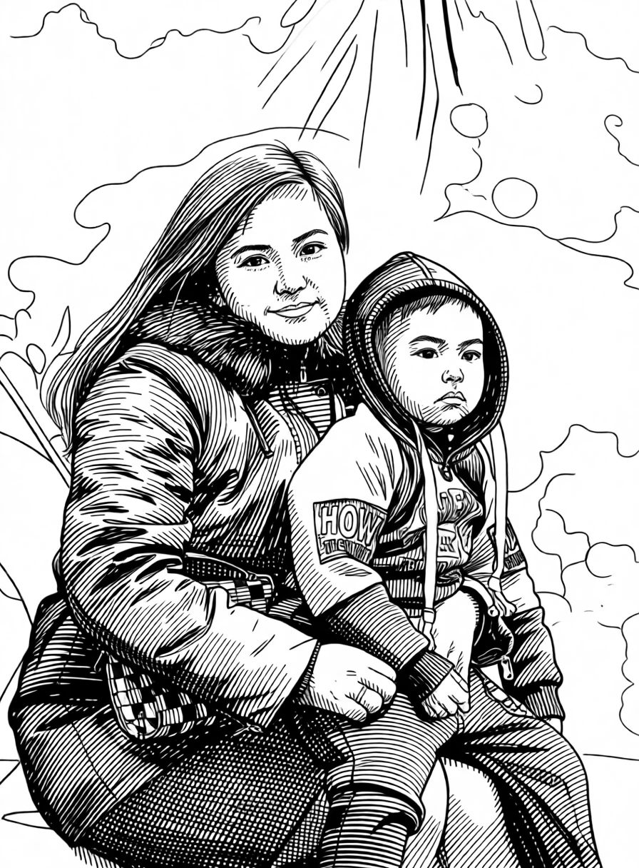 Cross-Hatching Sketch generated by PortraitArt