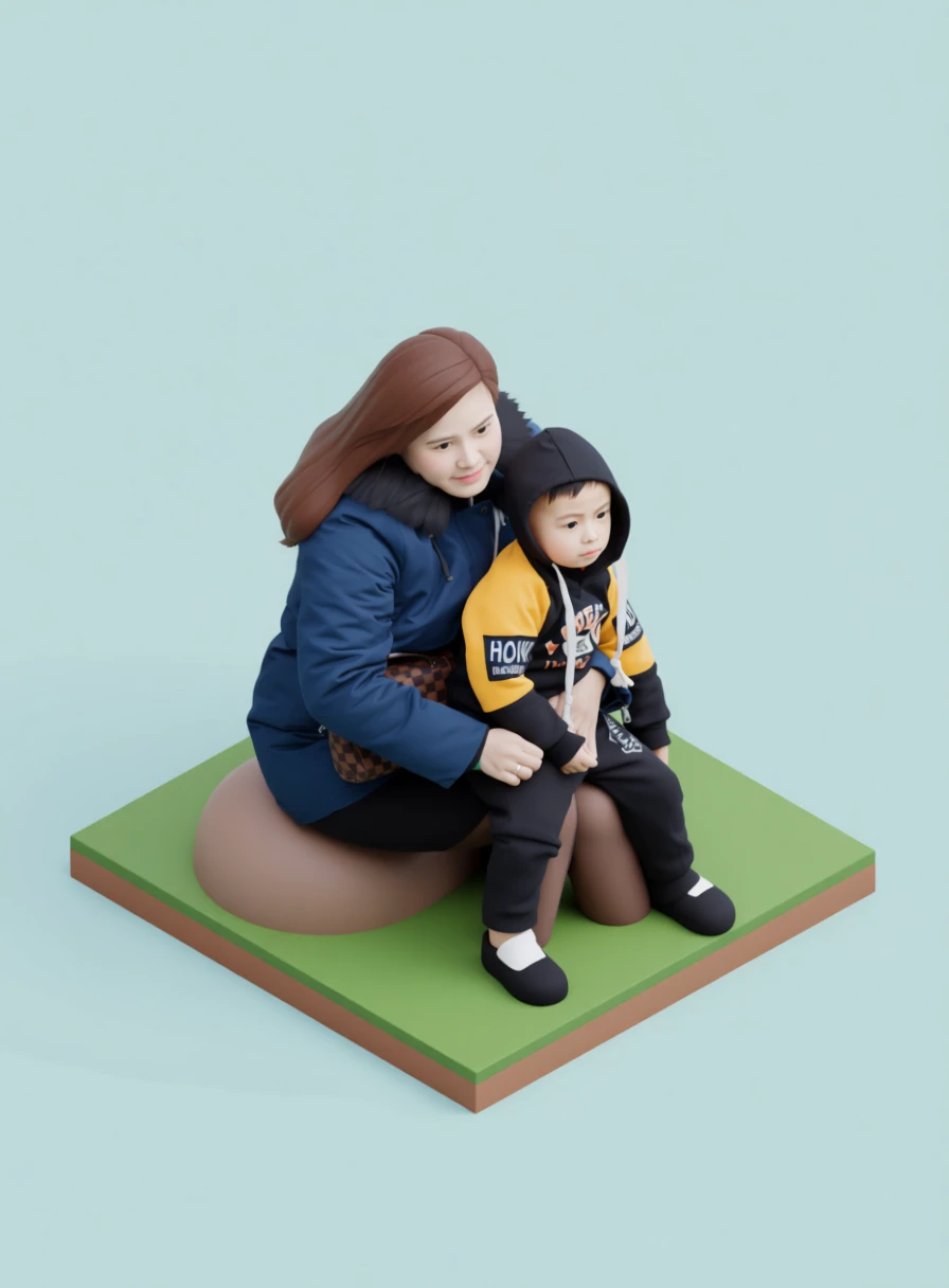 Isometric Miniature generated by PortraitArt