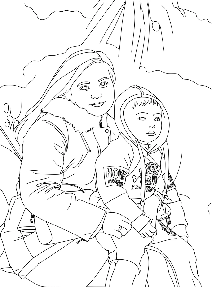 Line Art generated by PortraitArt