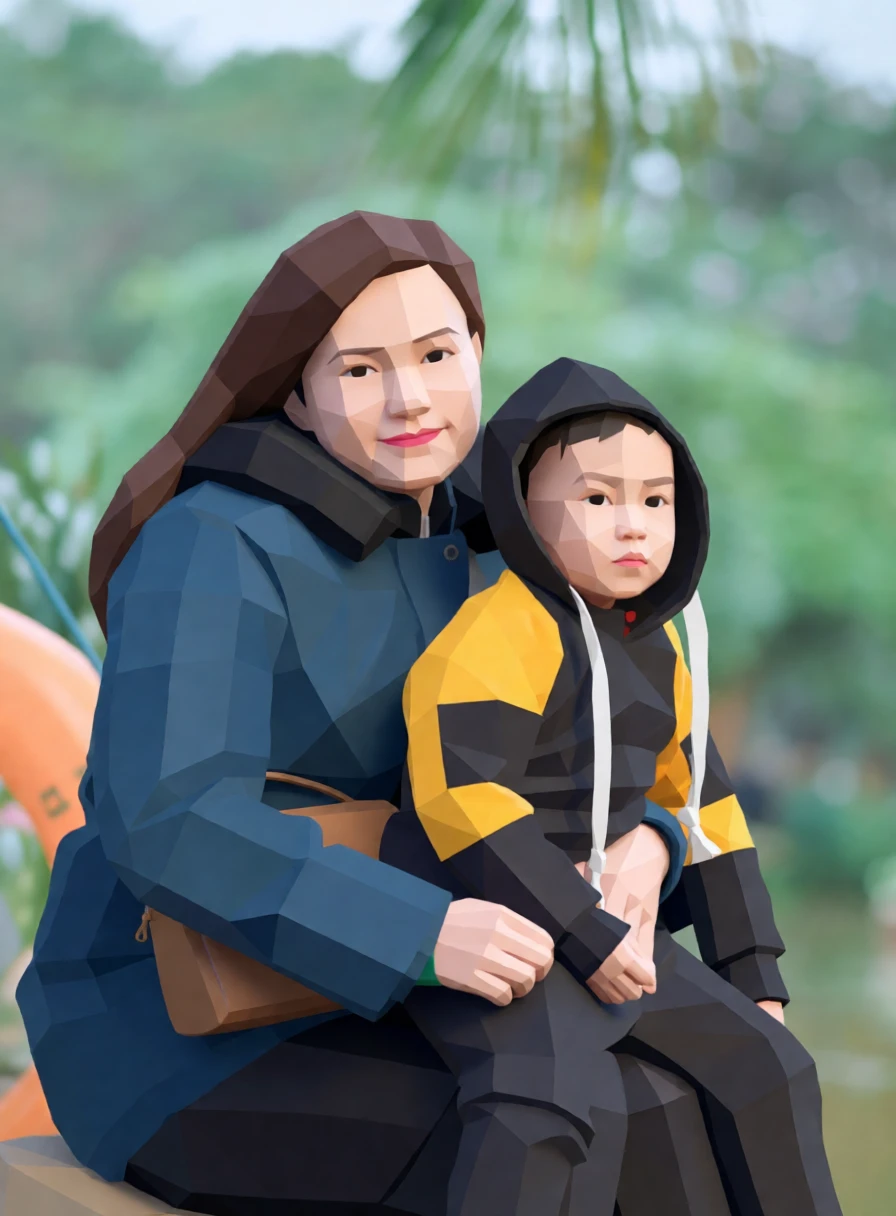 Low-Polygon generated by PortraitArt