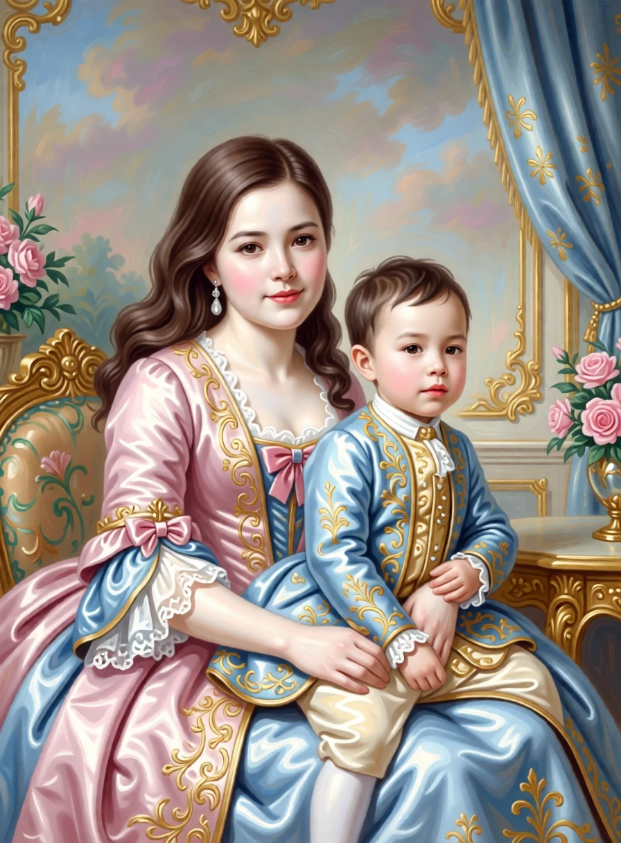 Painting • Rococo generated by PortraitArt