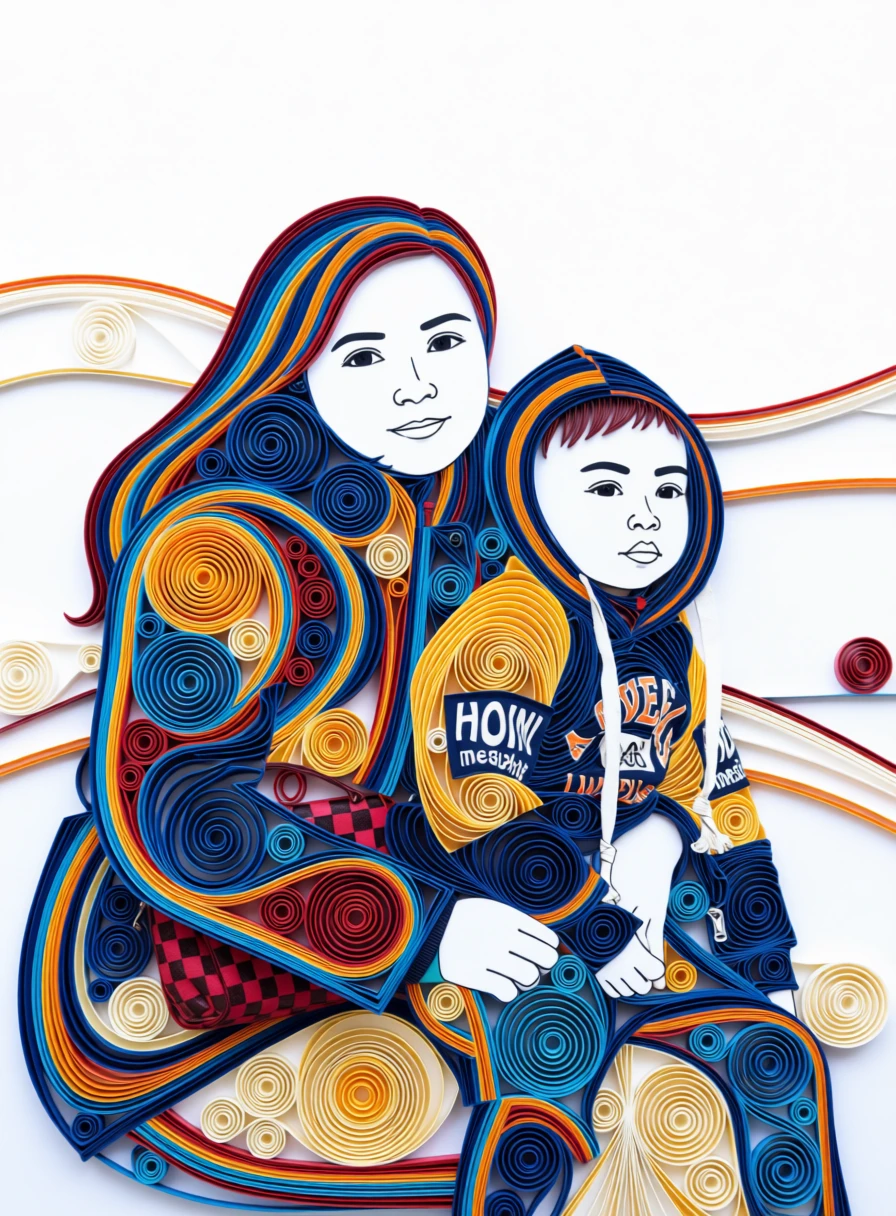 Quilling Art generated by PortraitArt