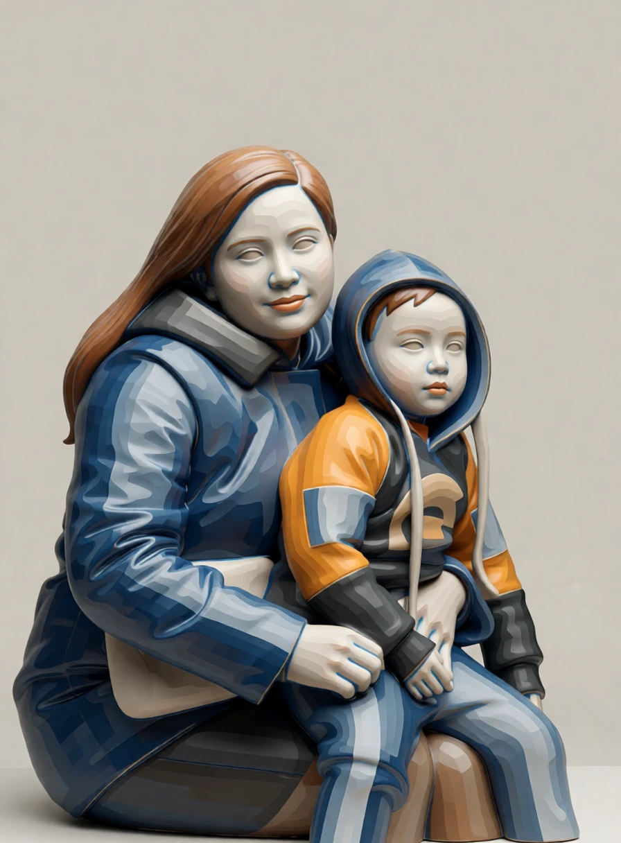 Ceramic Sculpture generated by PortraitArt