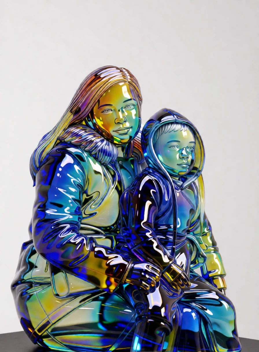 Murano Glass Sculpture generated by PortraitArt