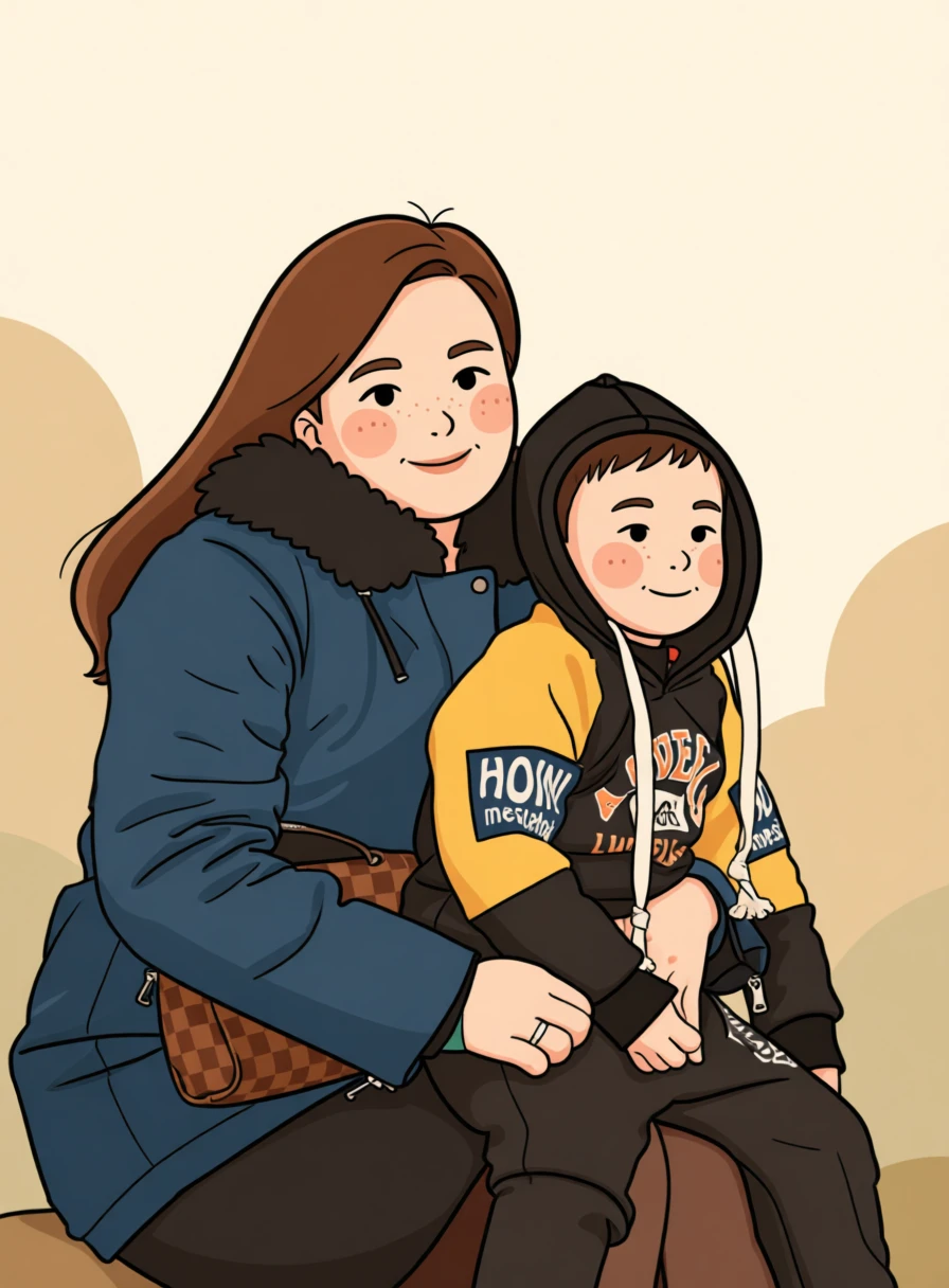 Warm Illustration generated by PortraitArt