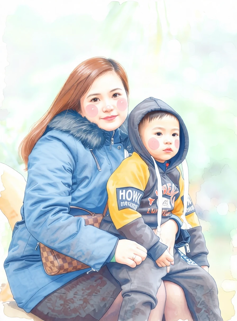 Watercolor Storybook generated by PortraitArt