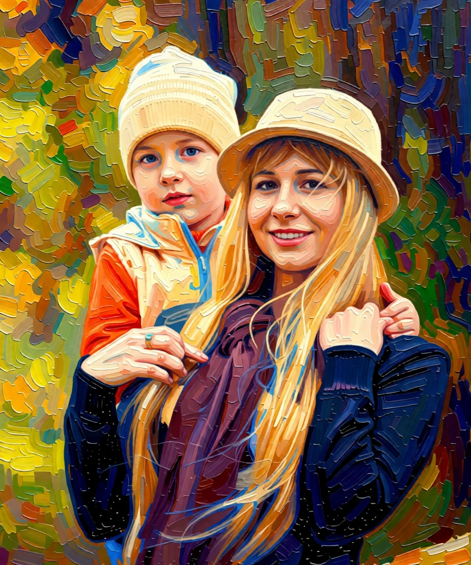 Acryclic Painting generated by PortraitArt