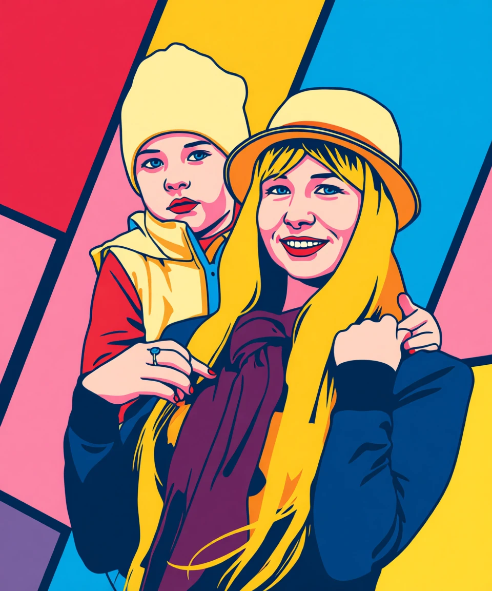 American Pop Art generated by PortraitArt