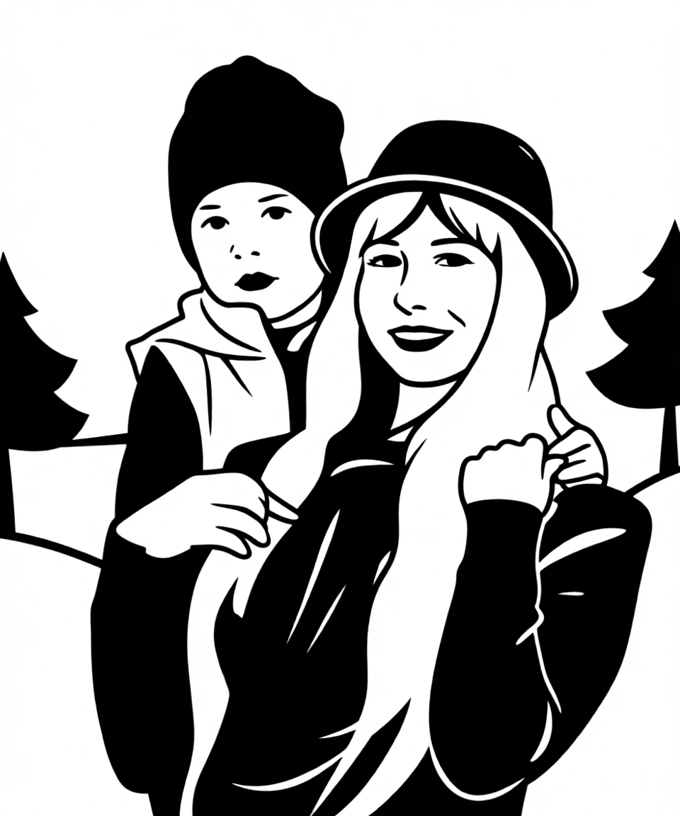 Black & White generated by PortraitArt