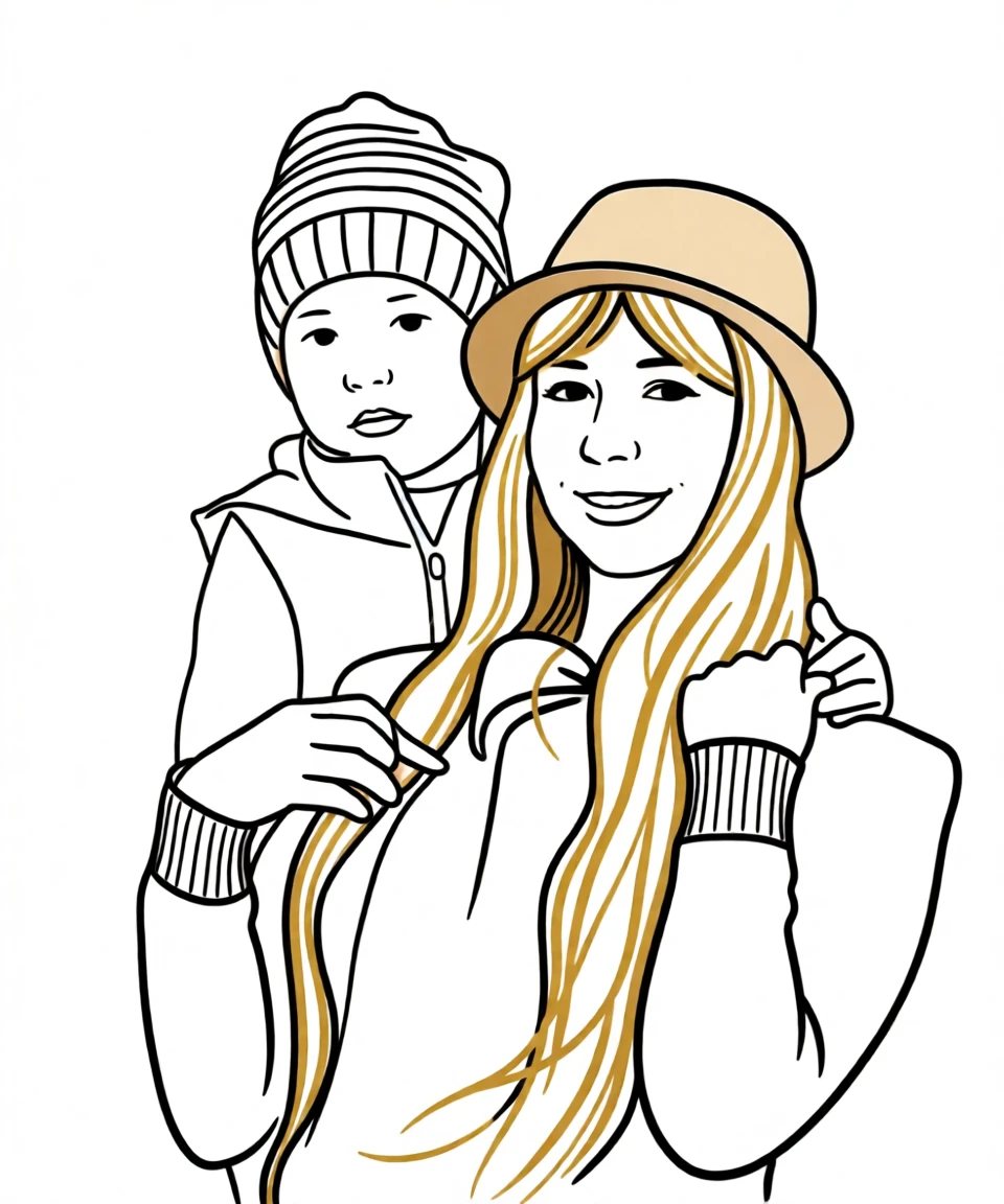 Continuous Line Illustration generated by PortraitArt