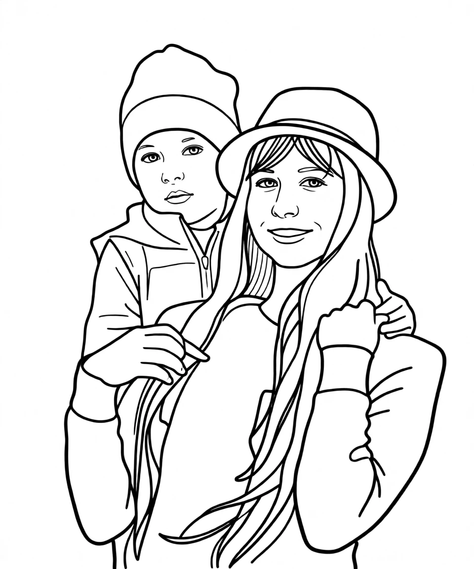 Continuous Line generated by PortraitArt