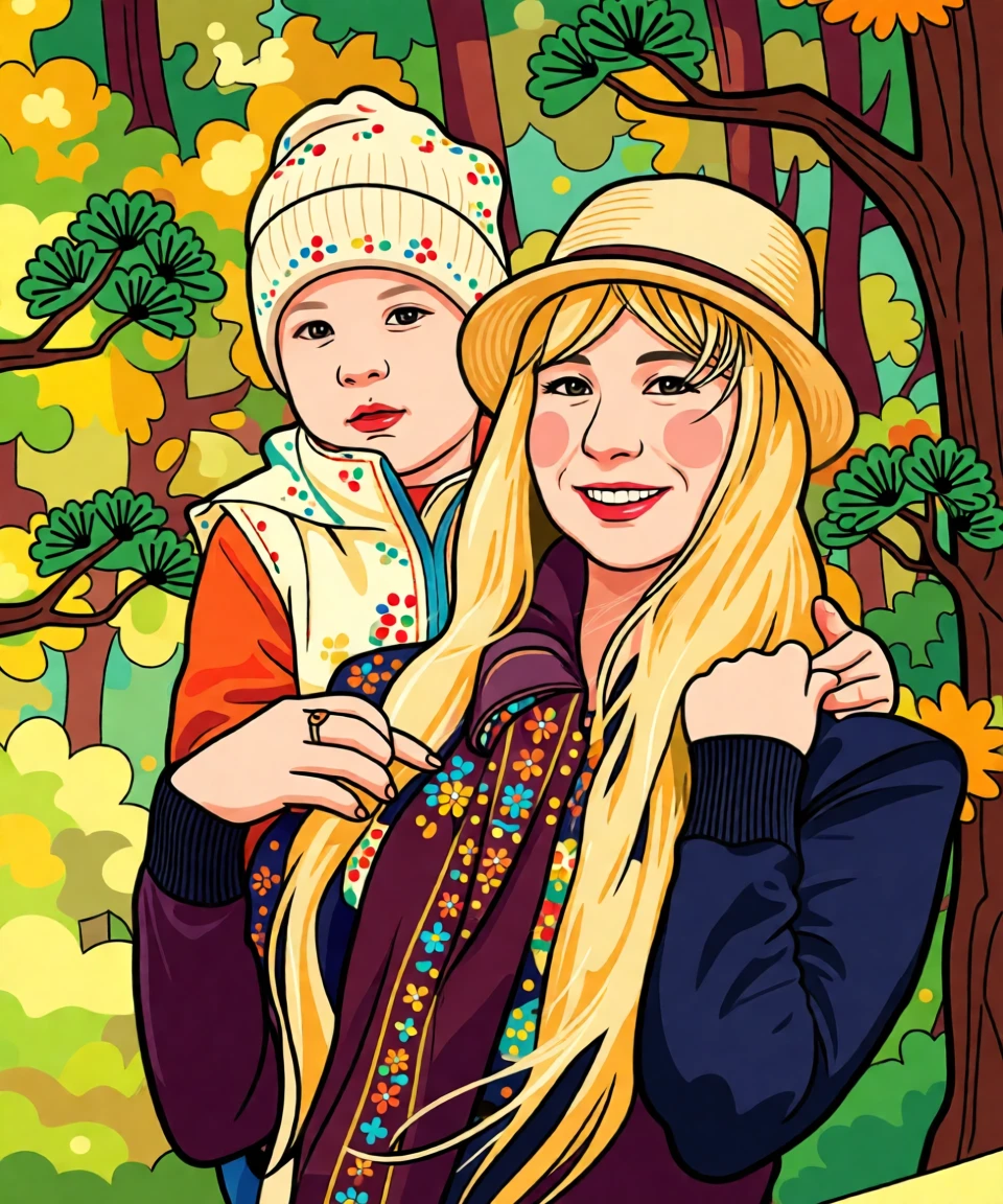 Minhwa Art (Korean) generated by PortraitArt