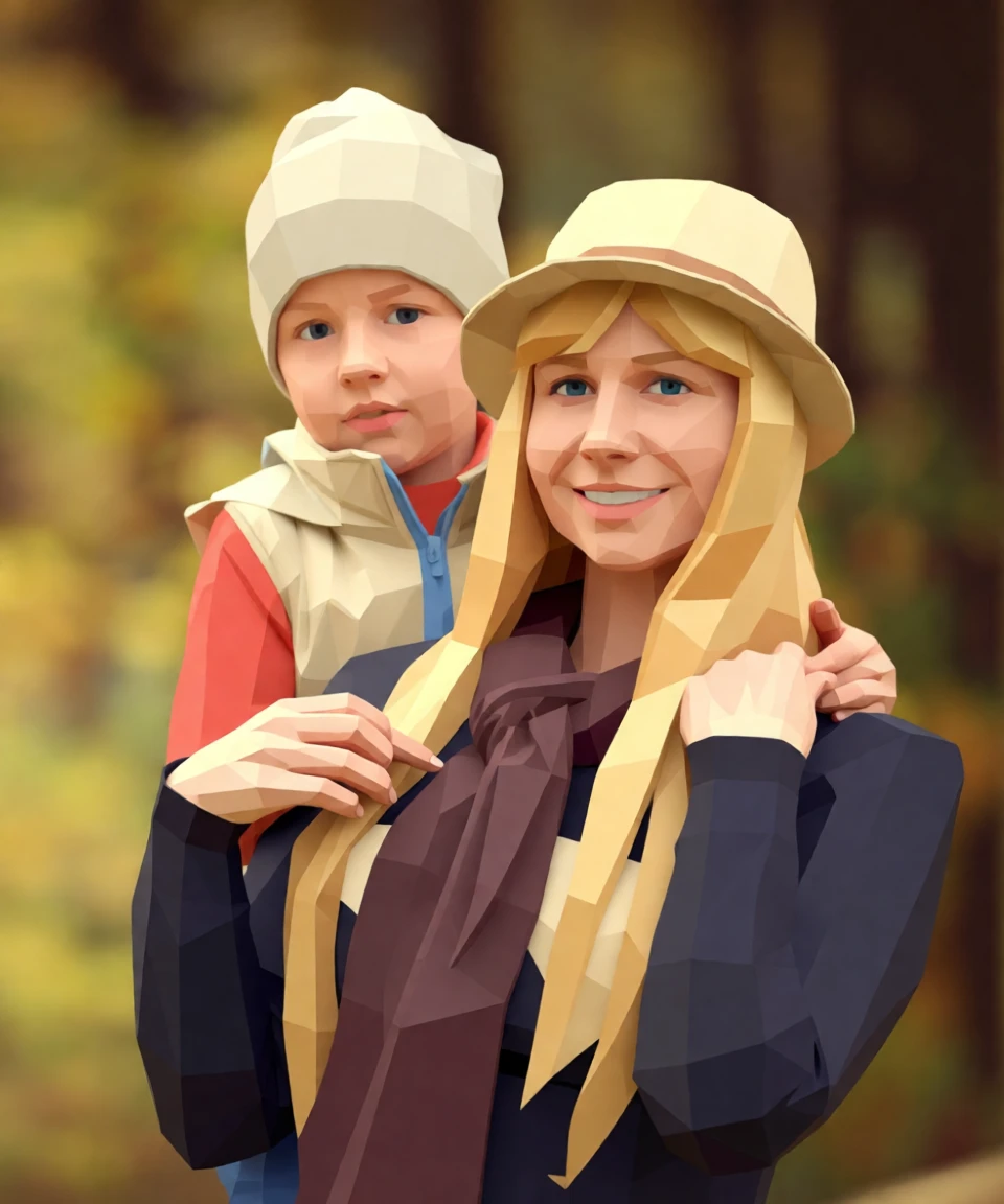 Low-Polygon generated by PortraitArt