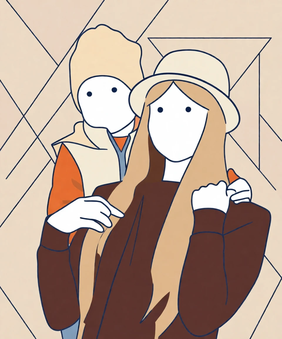 Minimalist Geometric Art generated by PortraitArt