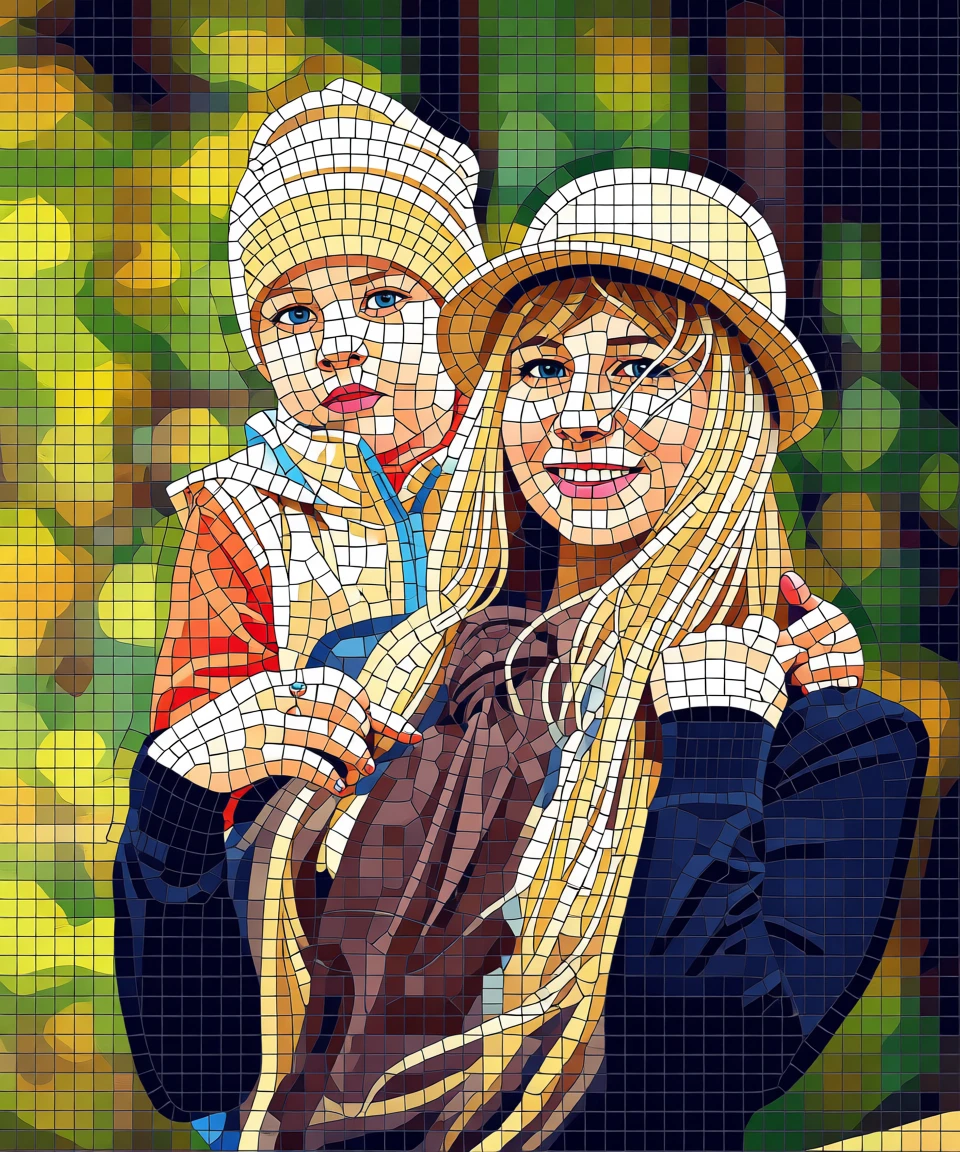 Mosaic Art generated by PortraitArt