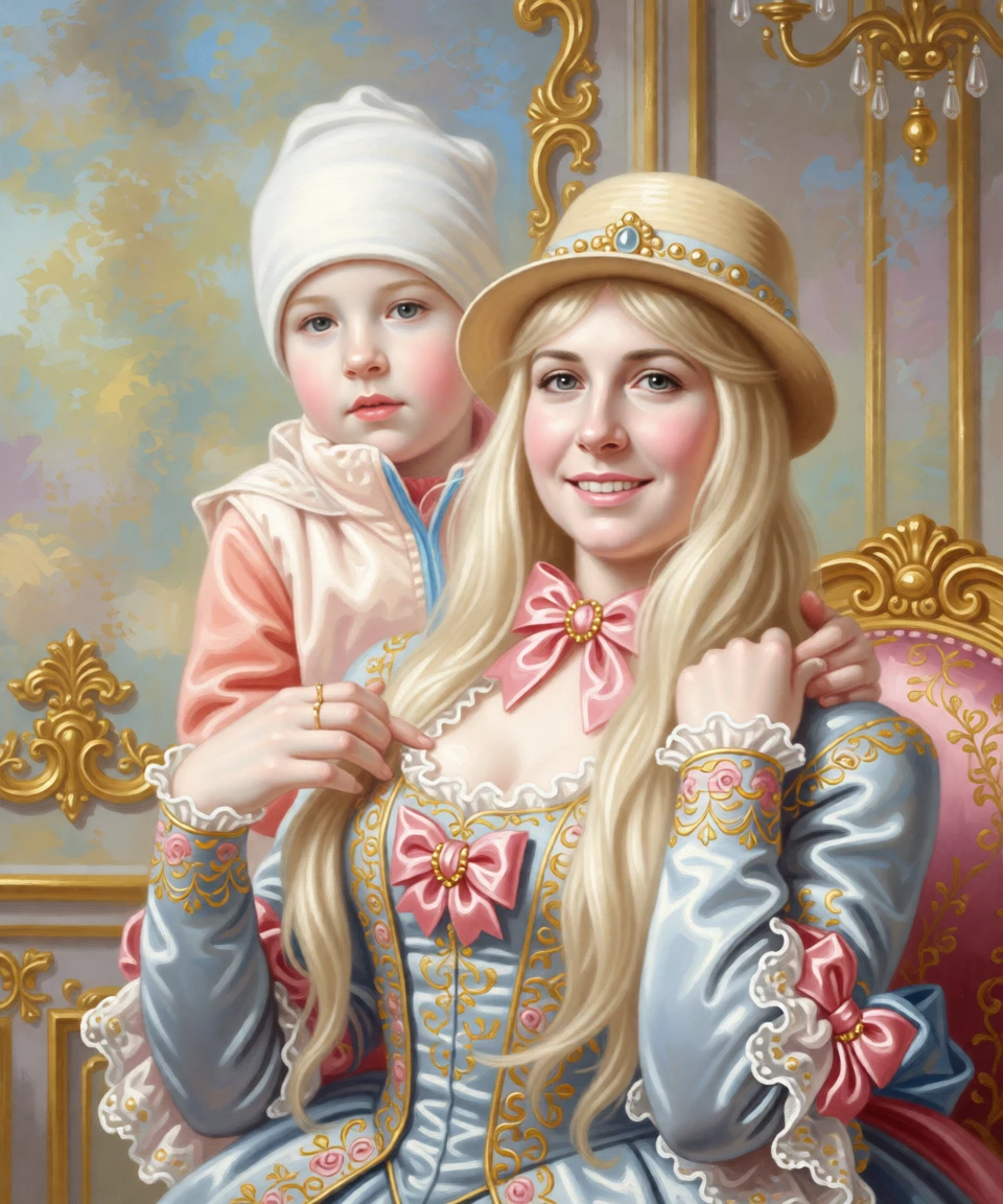 Painting • Rococo generated by PortraitArt