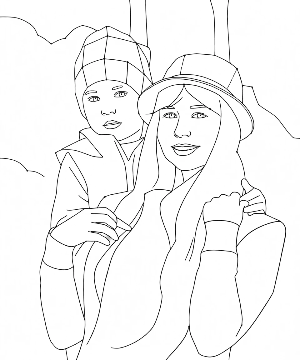Polygon Lineart generated by PortraitArt