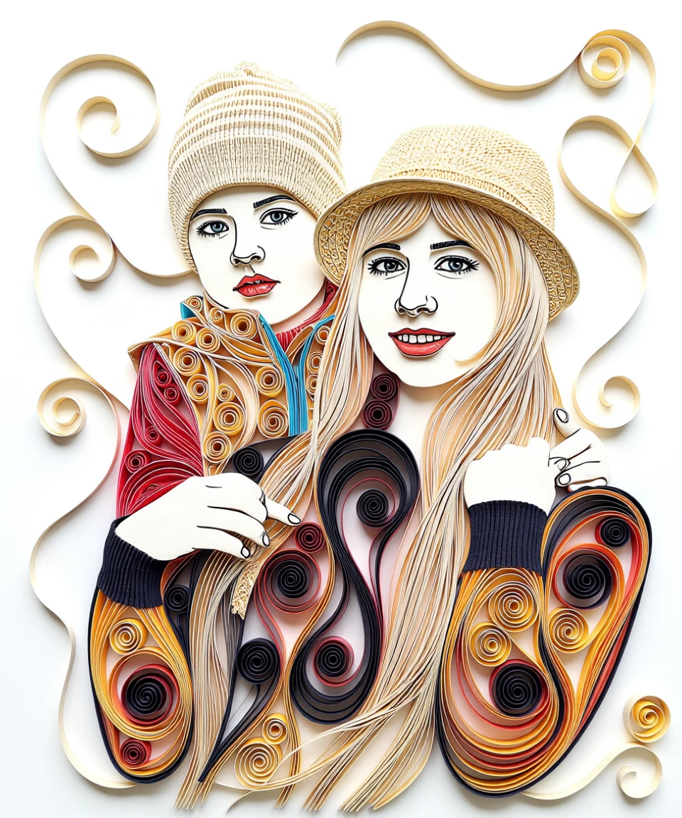Quilling Art generated by PortraitArt