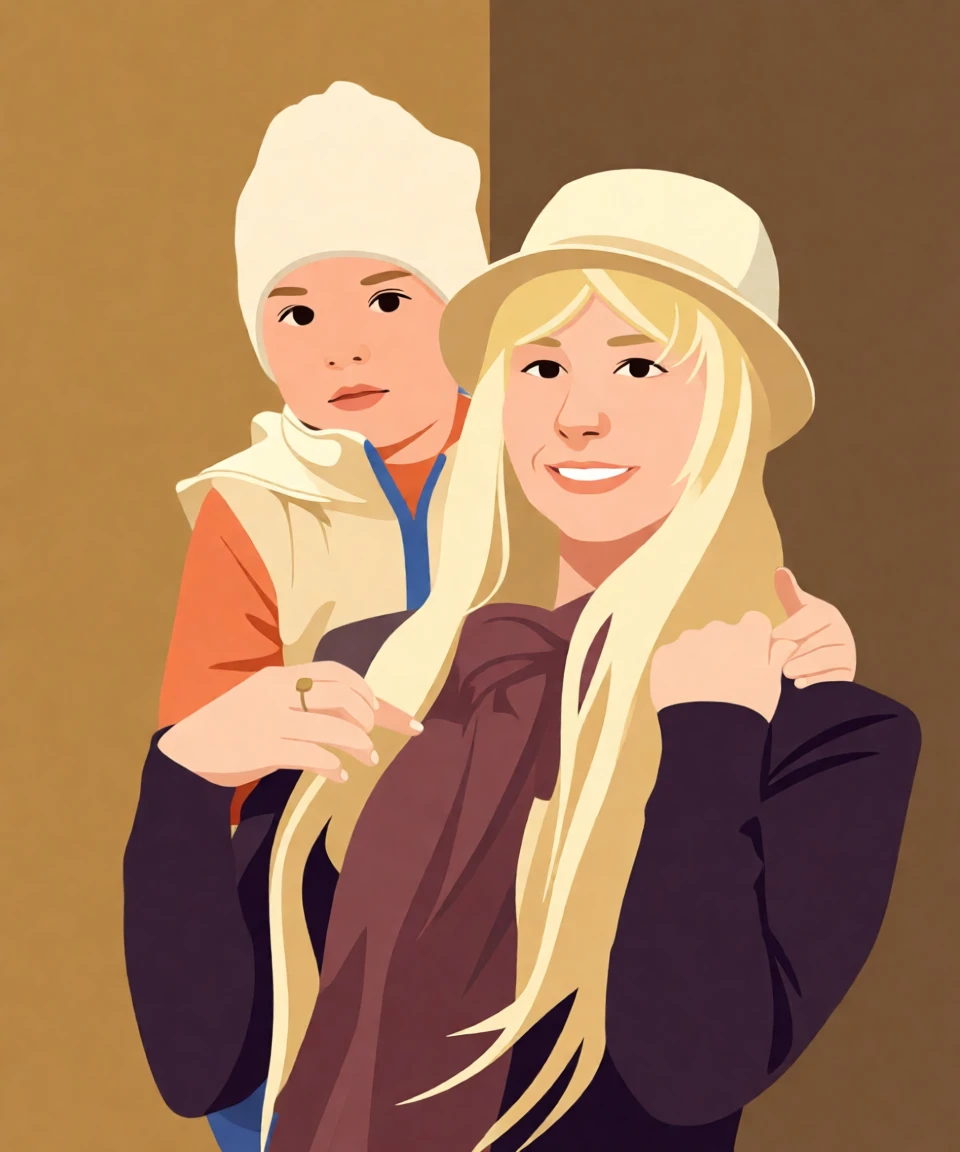 Simple Illustration generated by PortraitArt