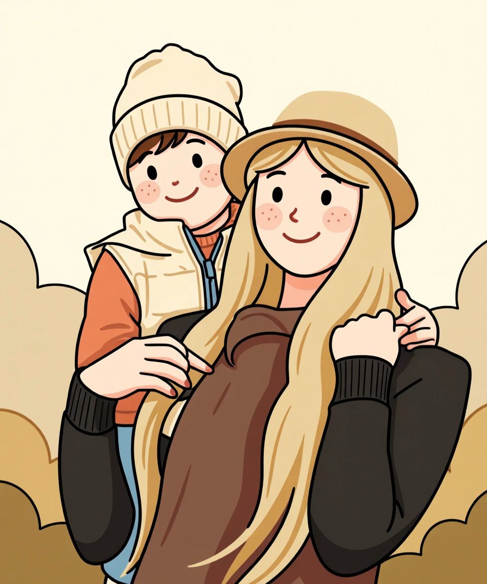 Warm Illustration generated by PortraitArt