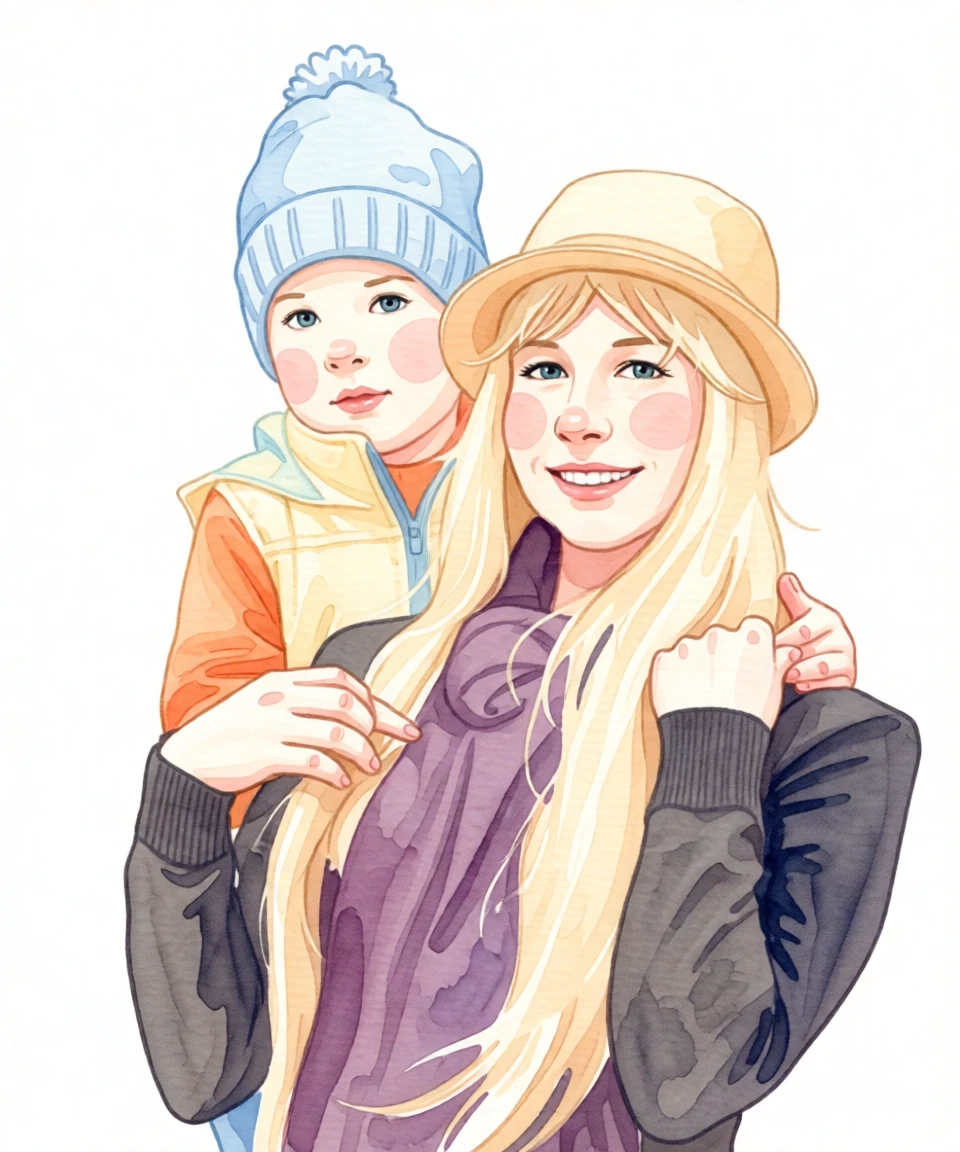 Watercolor Illustration generated by PortraitArt