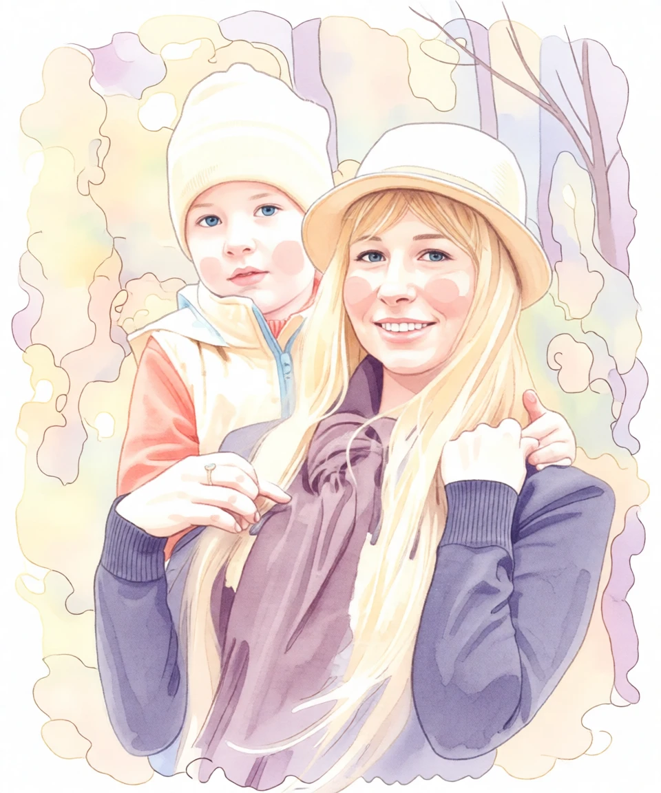 Watercolor Storybook generated by PortraitArt