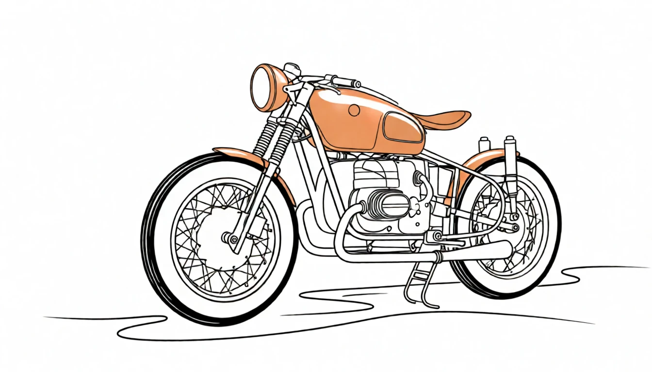 Illustration en ligne continue générée par PortraitArt