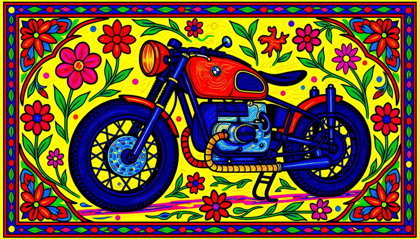 Madhubani (Indian) generated by PortraitArt