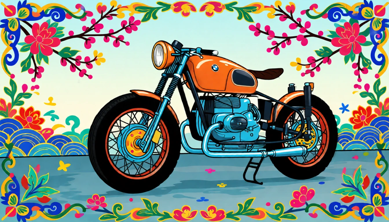 Minhwa Art (Korean) generated by PortraitArt