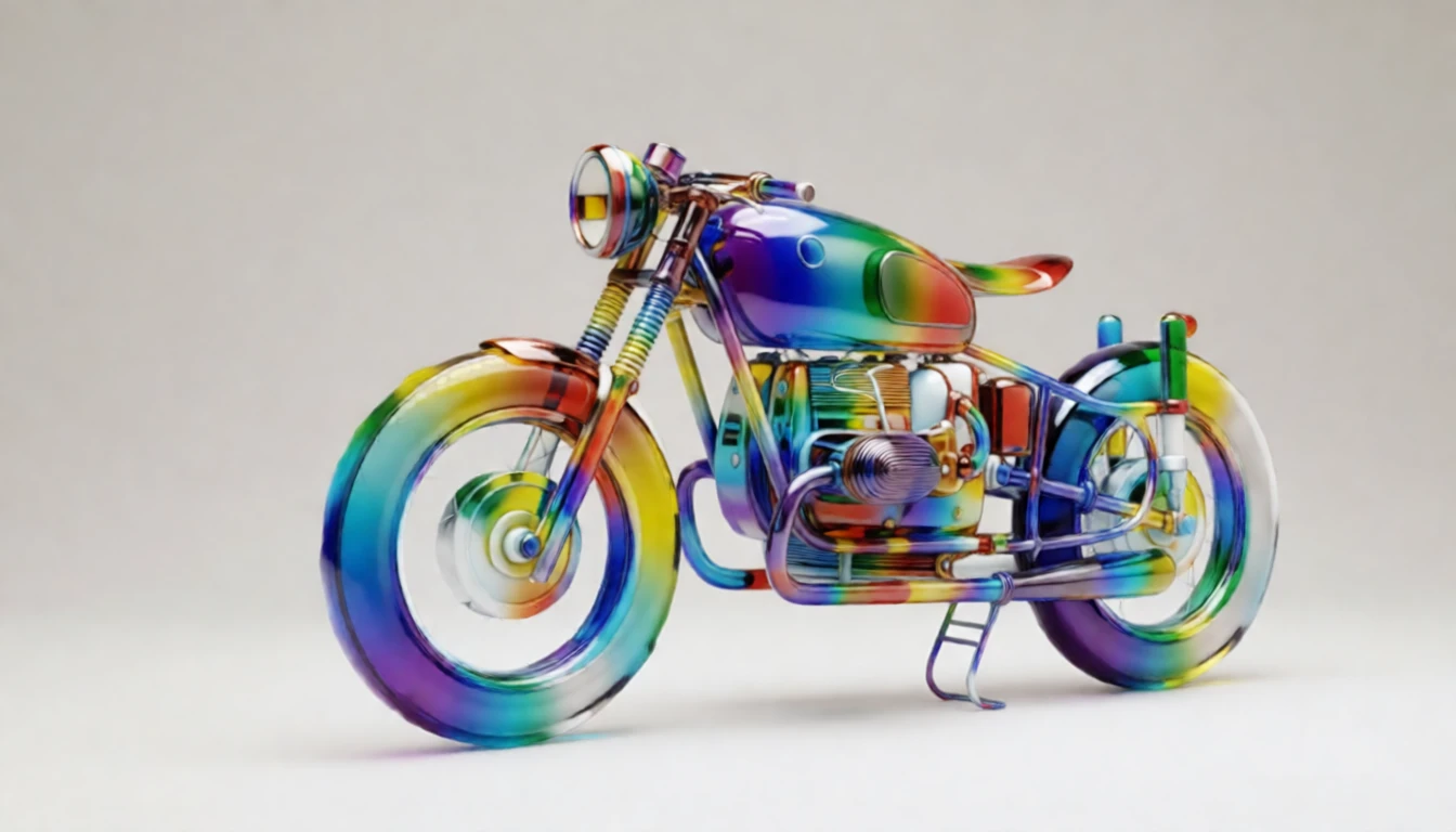 Murano Glass Sculpture generated by PortraitArt