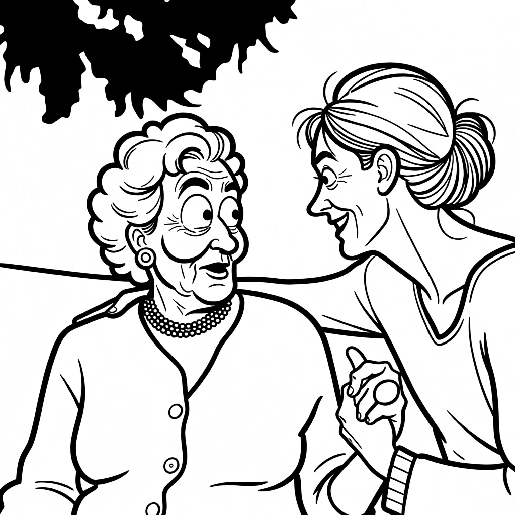 Caricature Lineart generated by PortraitArt