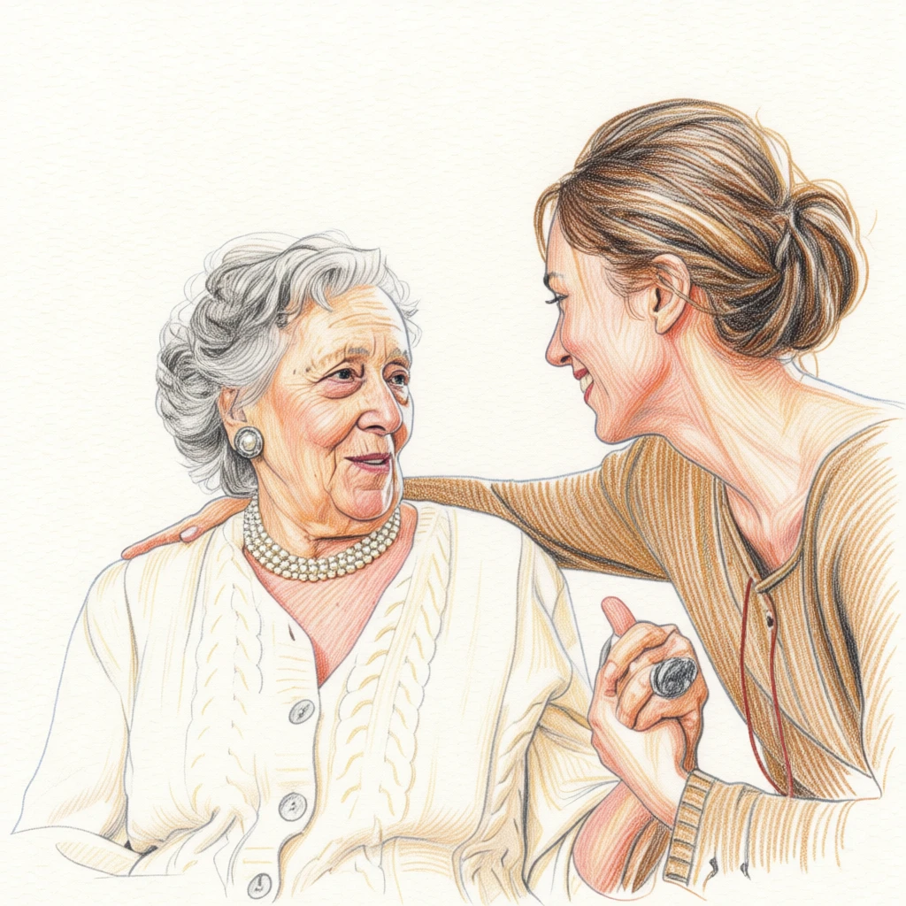 Colored Pencil Sketch generated by PortraitArt