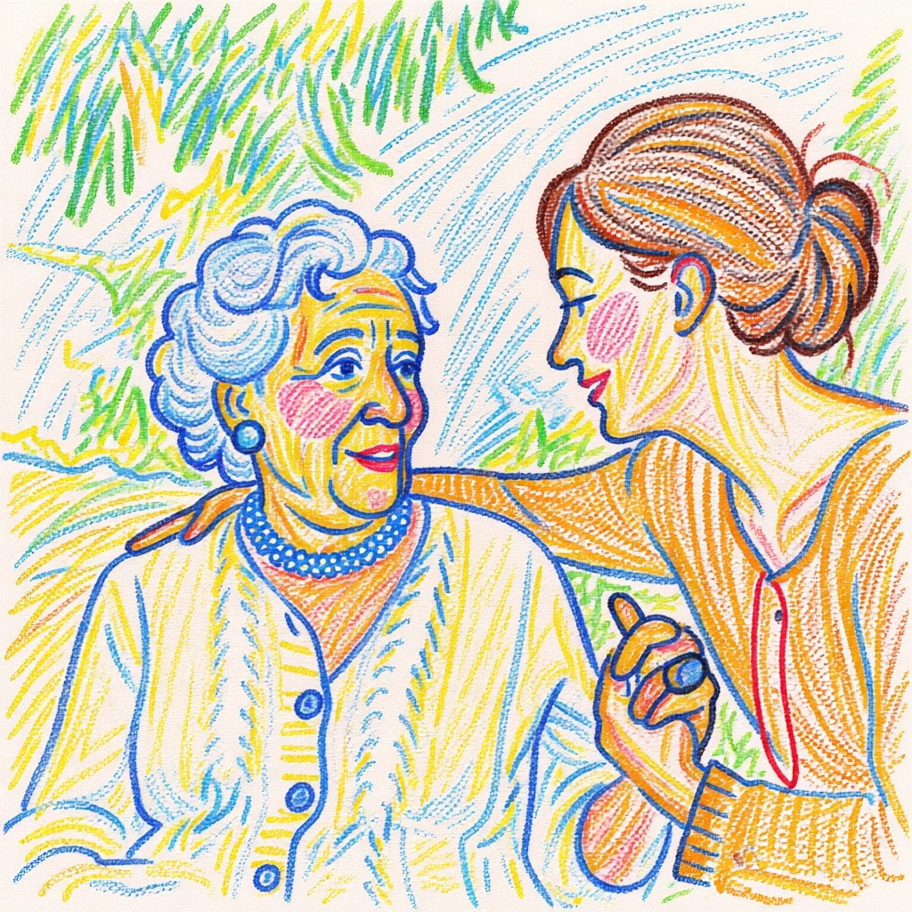 Crayon Drawing generated by PortraitArt